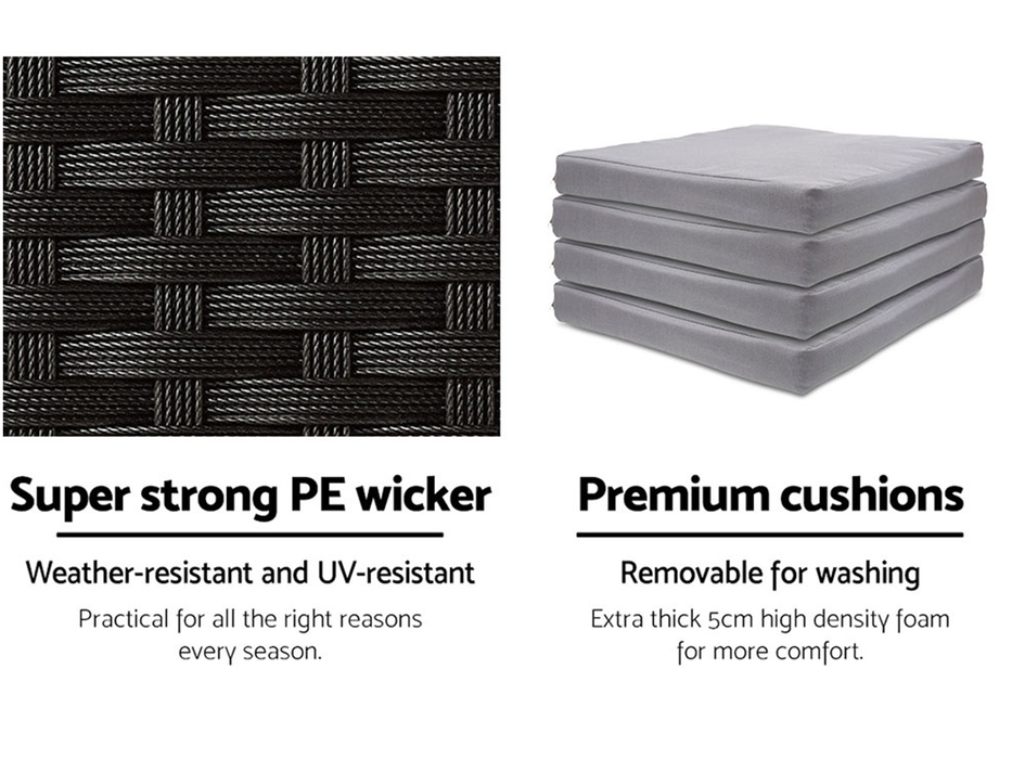 Koonara 5 Piece Outdoor Bar Set