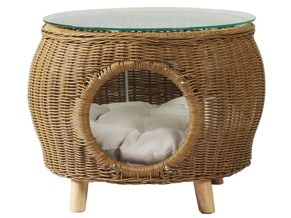 Anastasius Coffee Table + Pet Bed