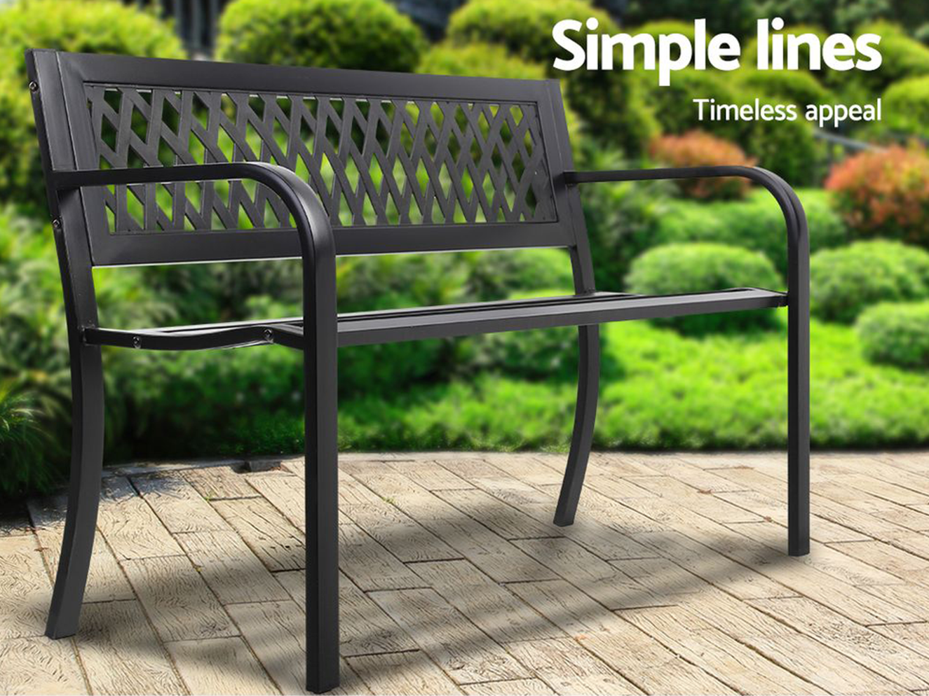 Luo Outdoor Garden Bench — Furniture Bazaar