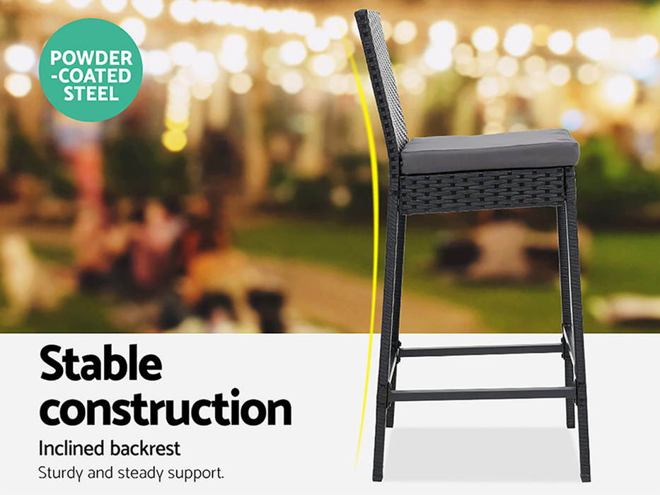 Koonara 5 Piece Outdoor Bar Set