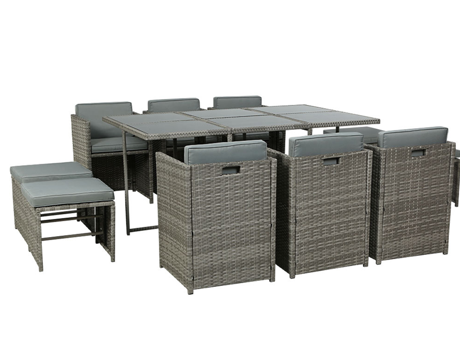 Bliss Bay 11 Piece Outdoor Dining Set