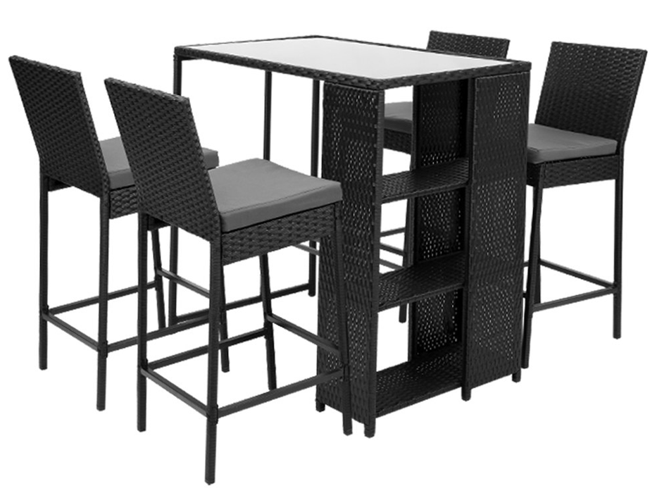 Koonara 5 Piece Outdoor Bar Set