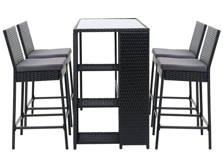 Koonara 5 Piece Outdoor Bar Set