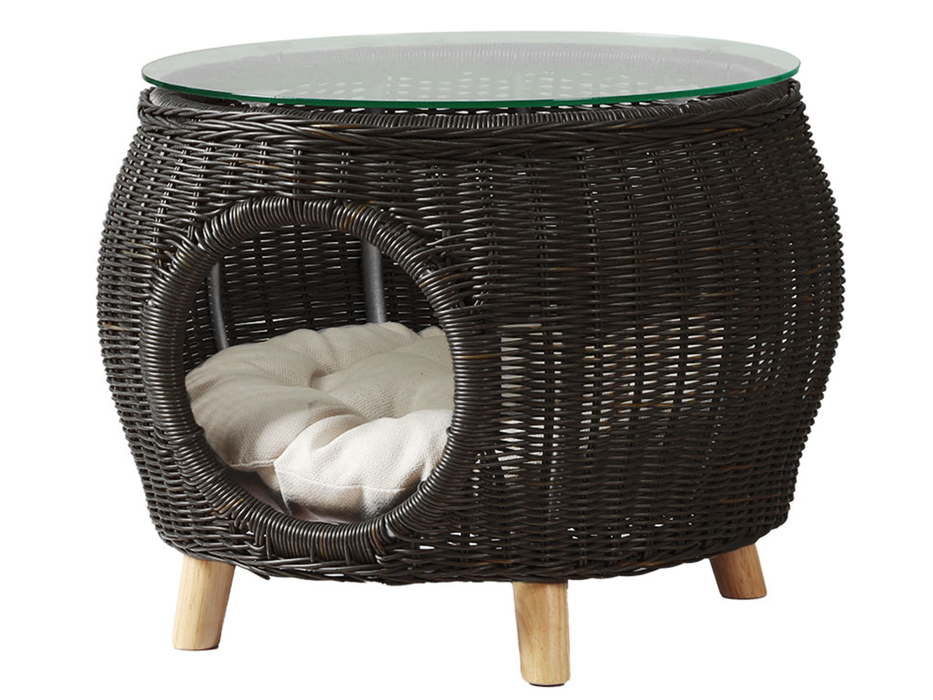 Anastasius Coffee Table + Pet Bed