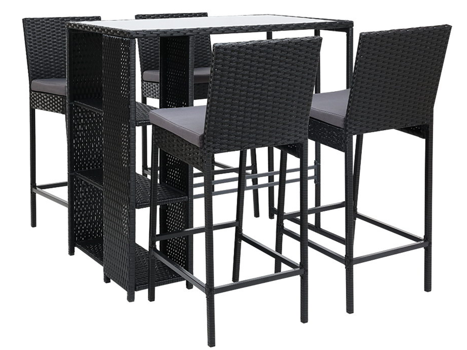 Koonara 5 Piece Outdoor Bar Set