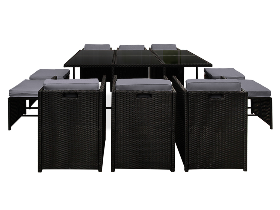 Bliss Bay 11 Piece Outdoor Dining Set