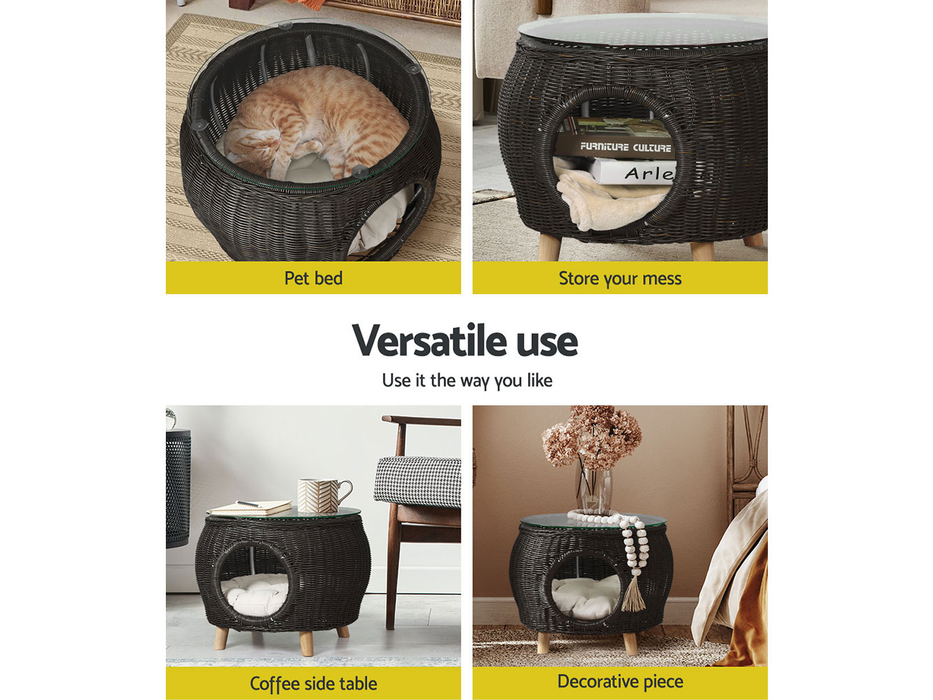 Anastasius Coffee Table + Pet Bed