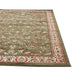 Istanbul Traditional Floral Pattern Runner Rug Green