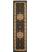 Istanbul Collection Medallion Classic Pattern Black Rug