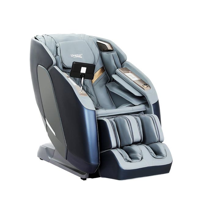 Melisa (Blue) 4D Massage Chair Electric Recliner Double Core Mechanism Massager