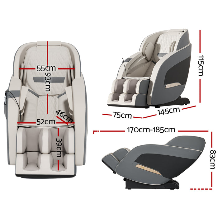 Decima (Grey) Massage Chair Electric Recliner Massager