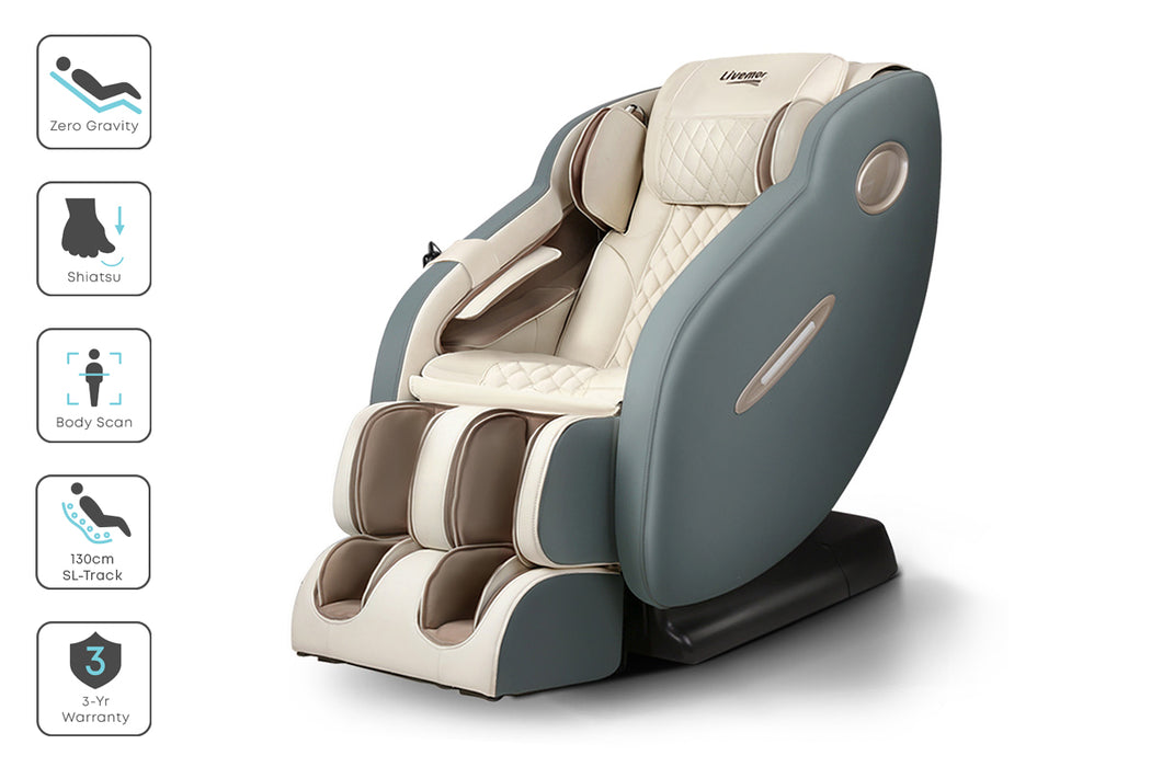 Ozeni (Grey) Massage Chair Electric Recliner Massager