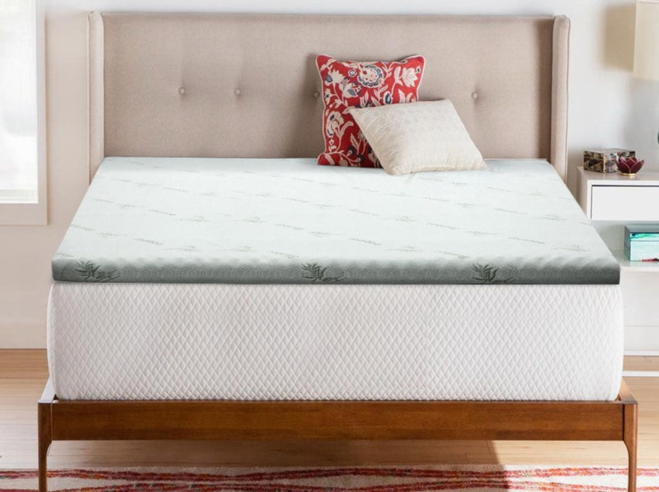 8cm Cool Gel Memory Foam Mattress Topper with Bamboo Cover