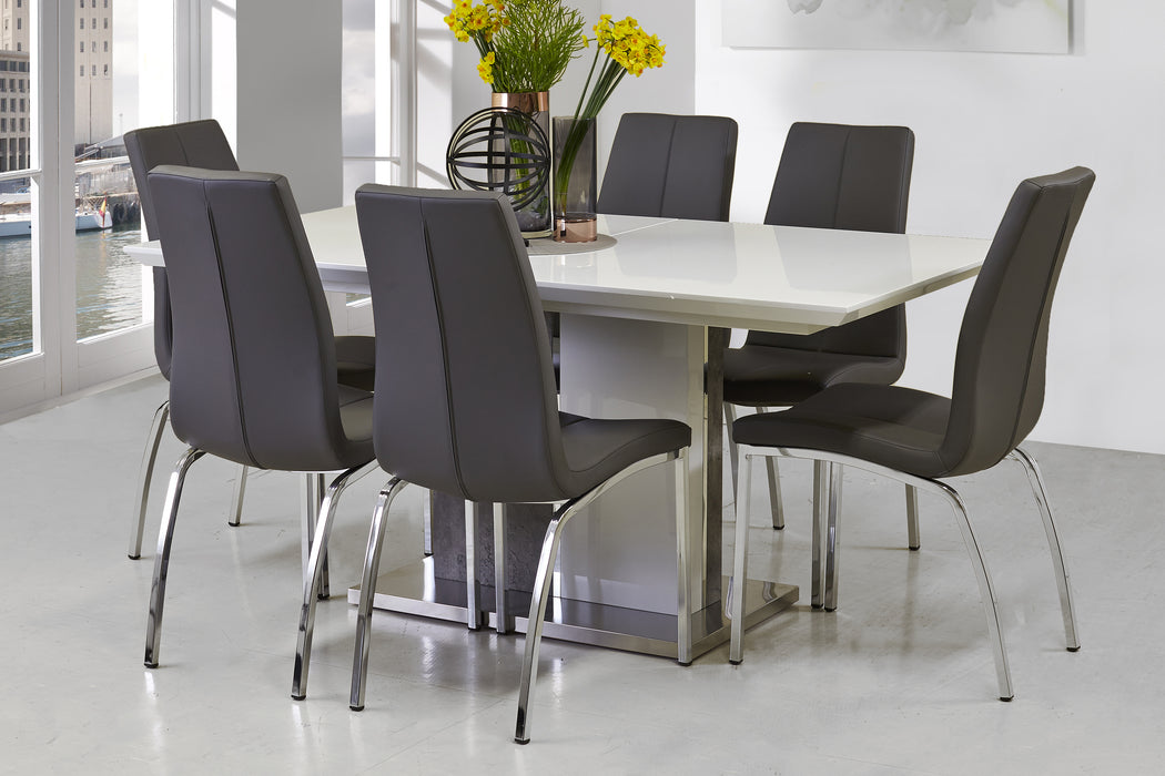 Mottle Extension Dining Suite with Milly Chairs