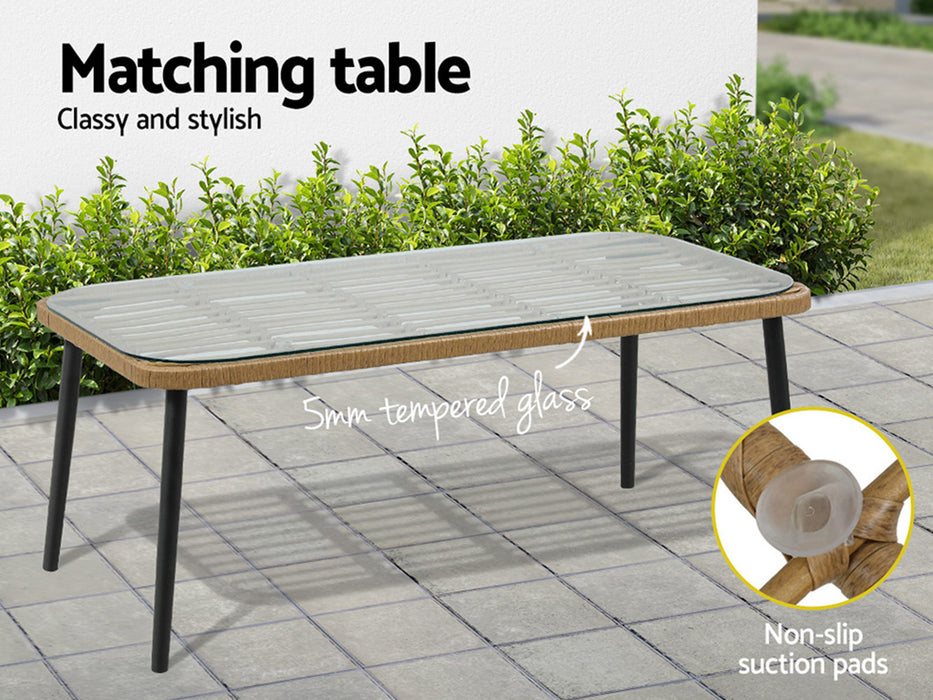 Sarova 4 Piece Outdoor Set