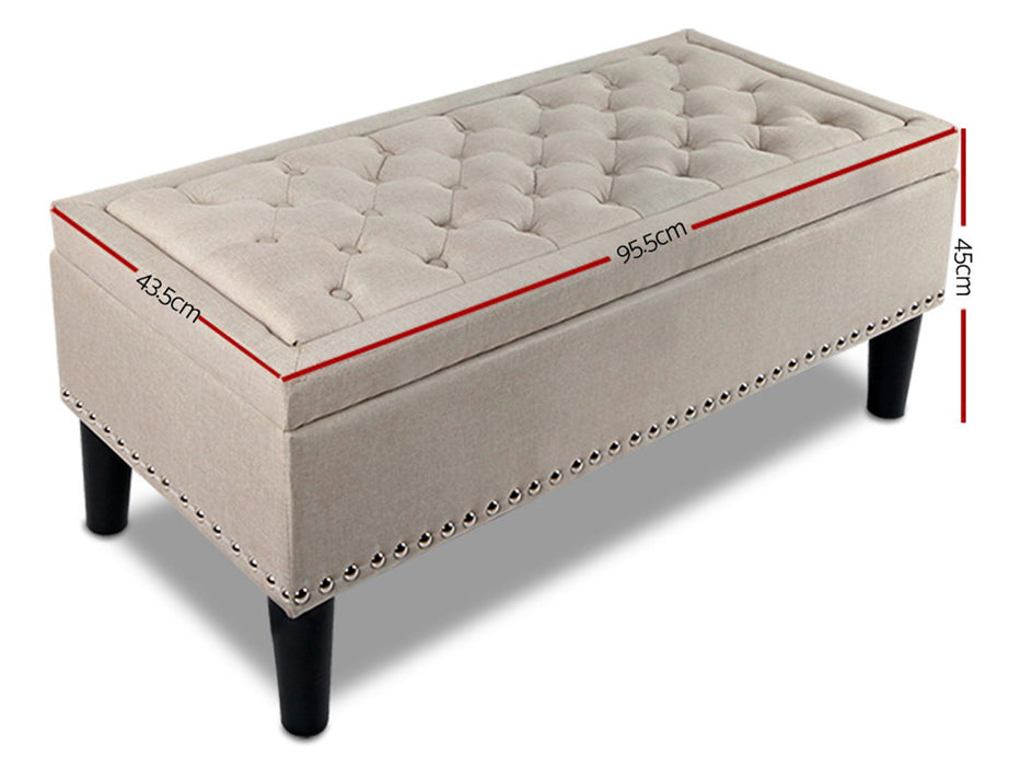 Lottie Foot Stool / Bench with Storage