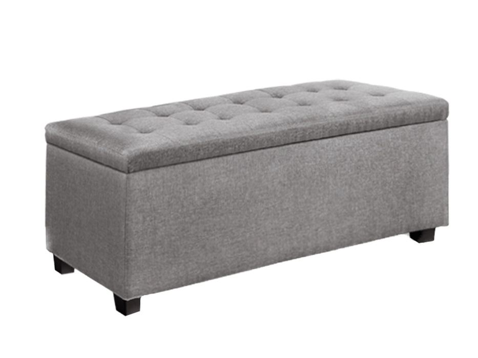 Mia Fabric Foot Stool / Bench with Storage