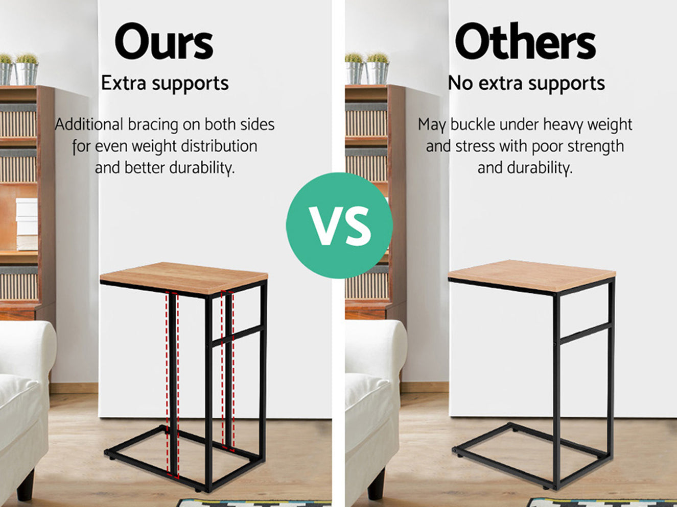 Boras Side Table — Furniture Bazaar