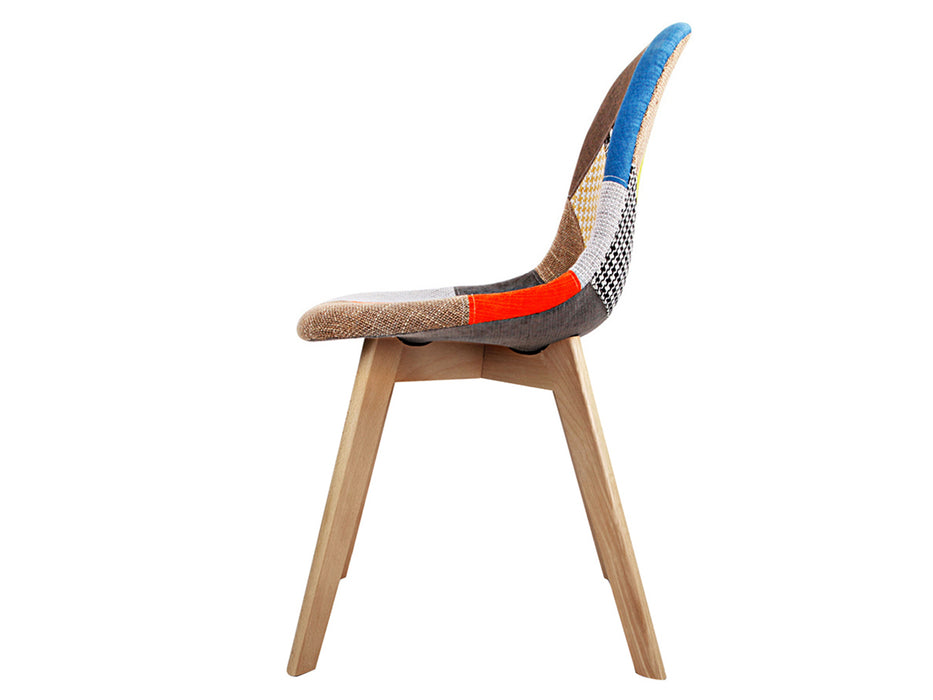 Eiffel Fabric Dining Chairs (Set of 2)