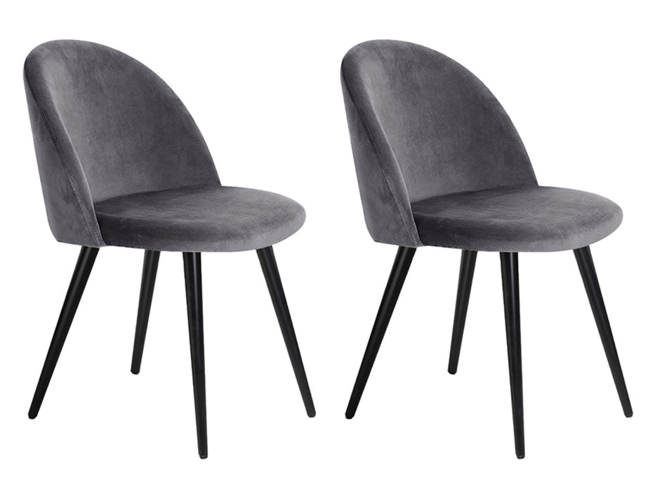 Sandnes Velvet Dining Chairs (Set of 2)