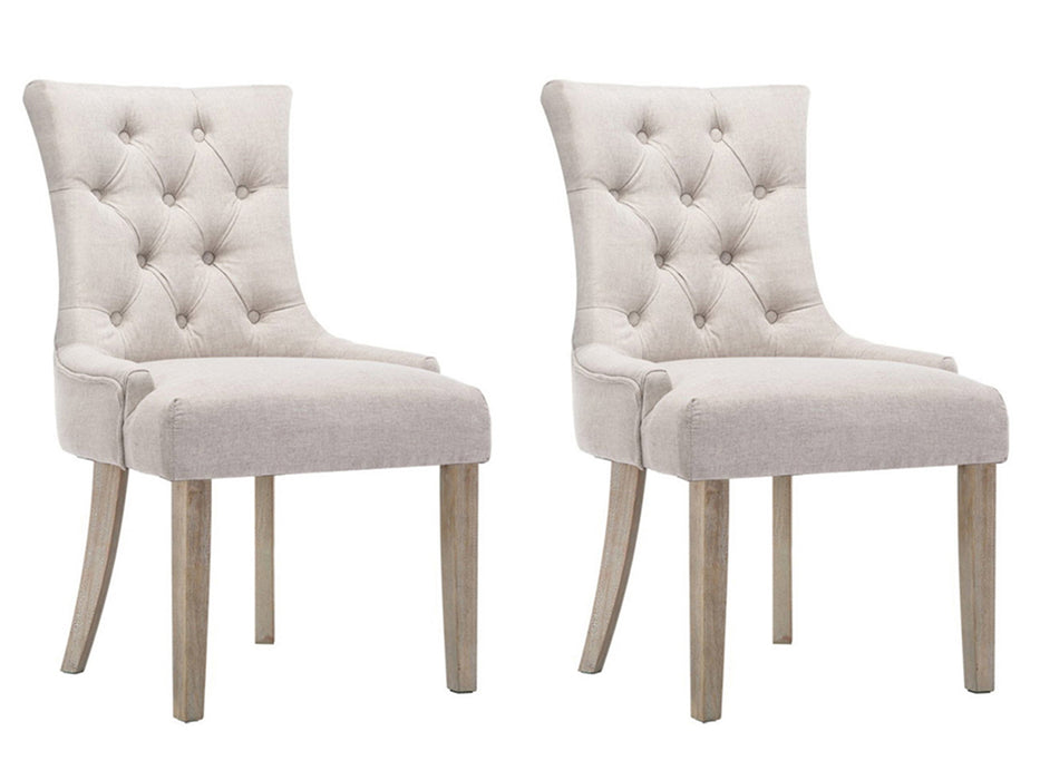 Beau Fabric Dining Chairs (Set of 2)