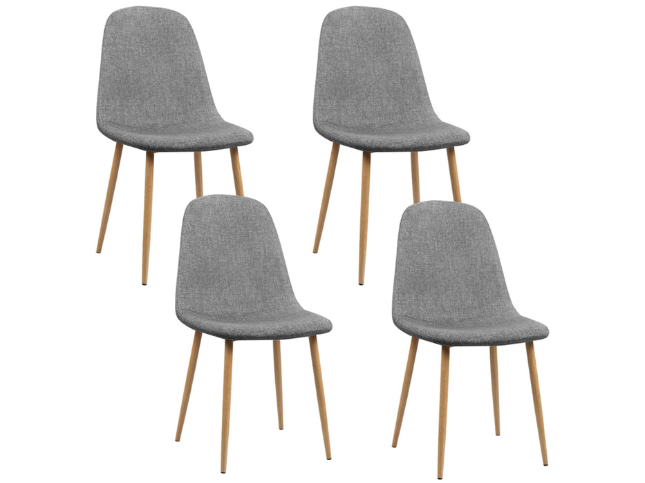 Adama Fabric Dining Chairs (Set of 4)
