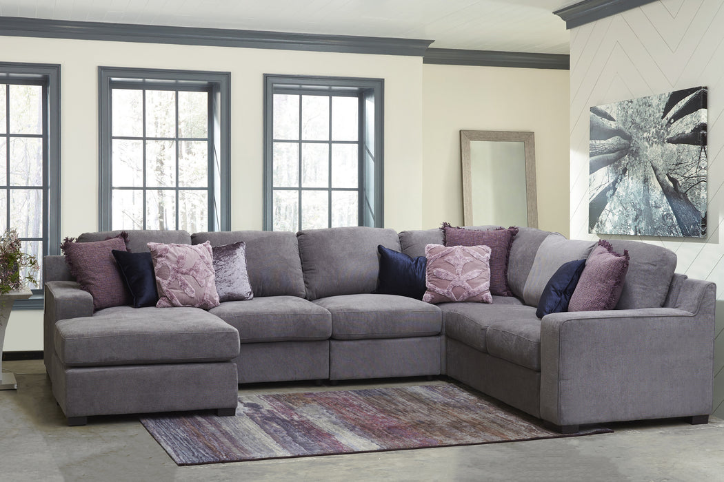 Shaw Fabric Sectional with Sofabed