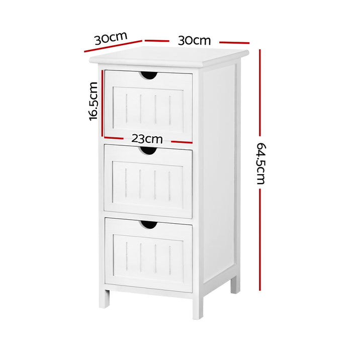 Bathroom Storage Cabinet 3 Drawers